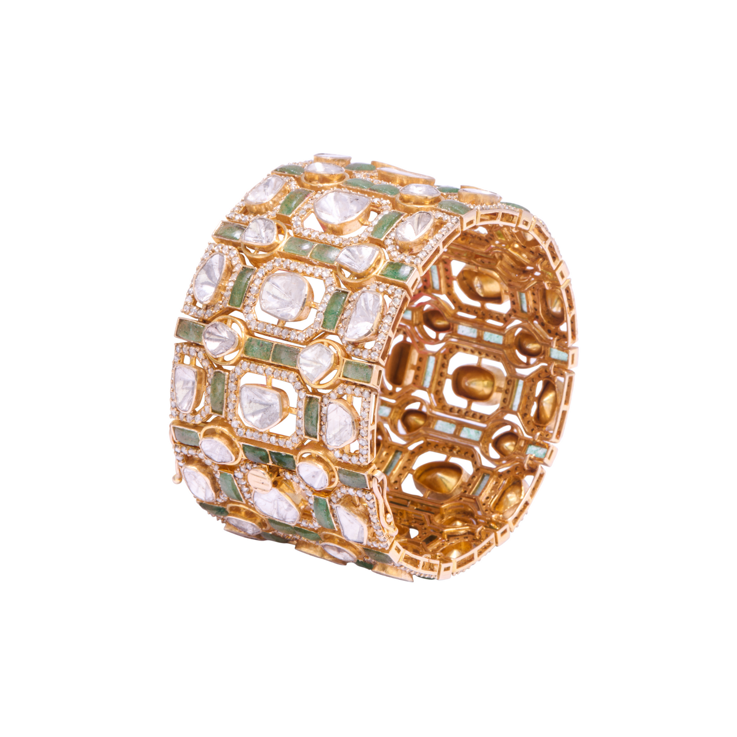 Polki and Gold Bracelet