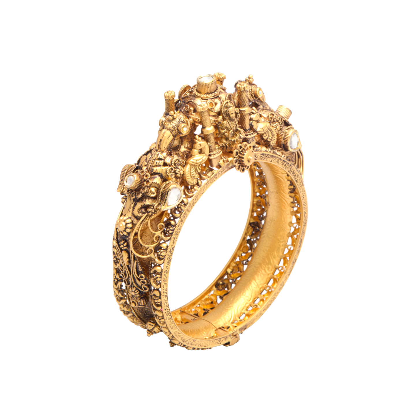 22Kt Gold Bracelet, Temple Jewellery