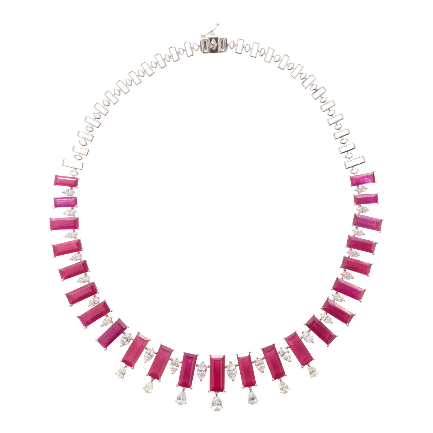 Diamond and Ruby Necklace