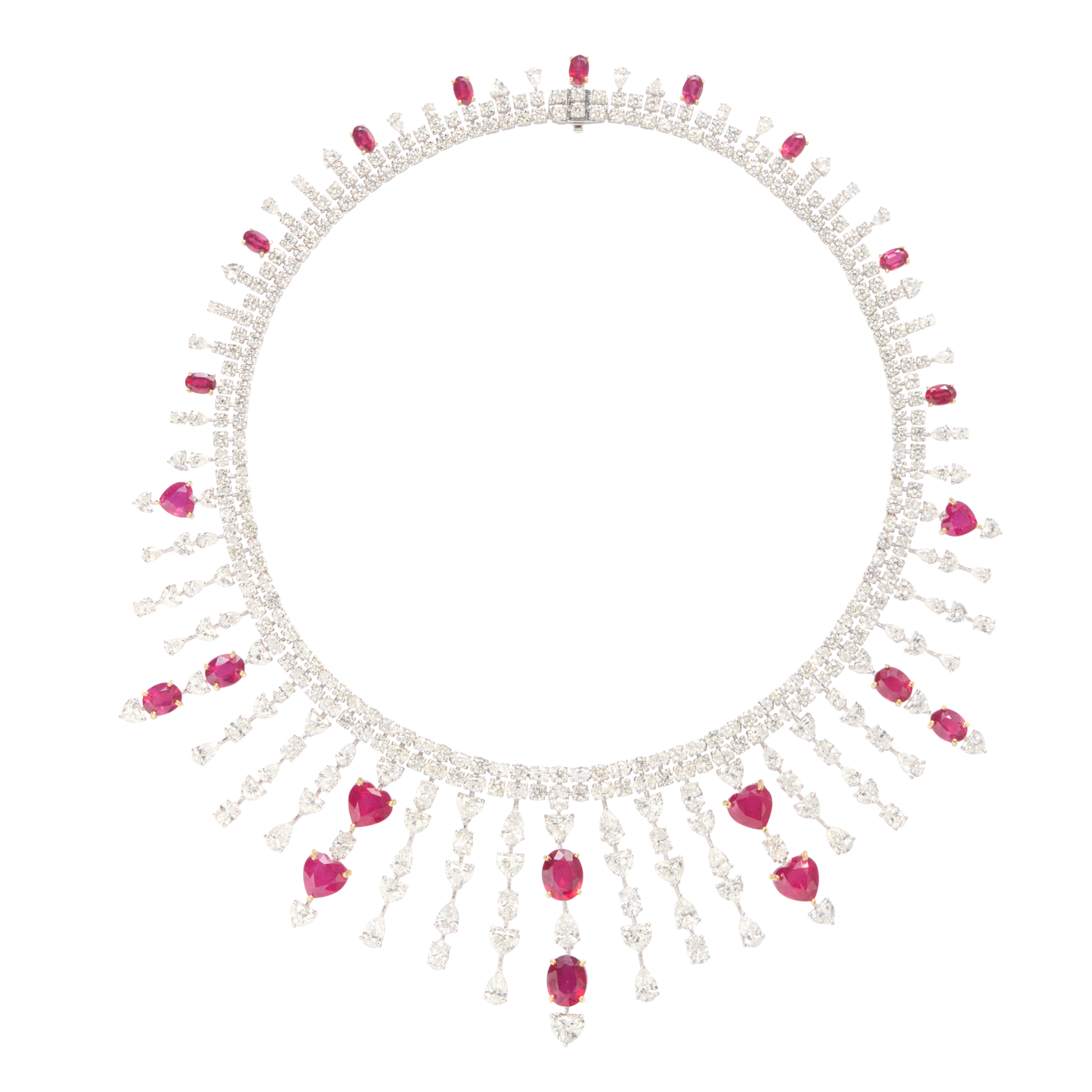Diamond and Ruby Necklace