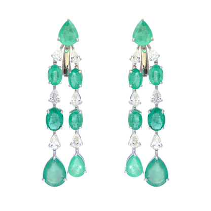 Diamond and Emerald Necklace