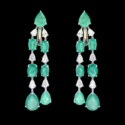 Diamond and Emerald Necklace