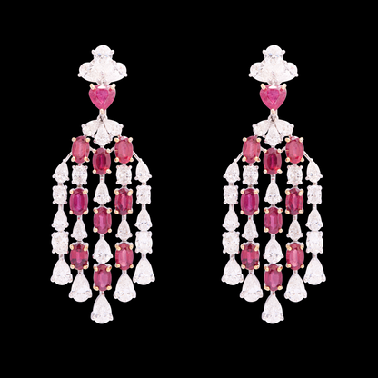 Diamond and Ruby Necklace