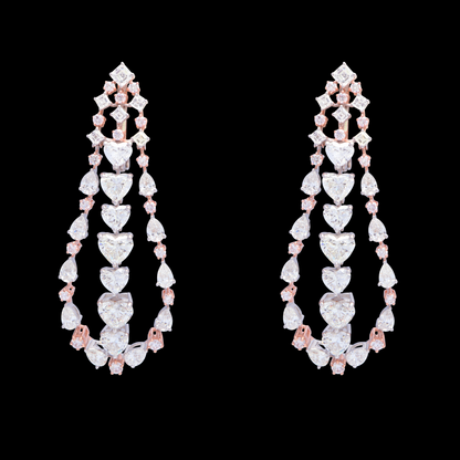 Dual Tone Assorted Cut Diamond Necklace